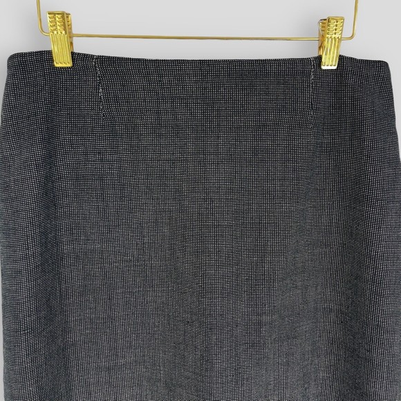 Vintage Simply Russell Midi Skirt Womens Straight Aztec Bohemian Frayed Hem 10 - Picture 2 of 9